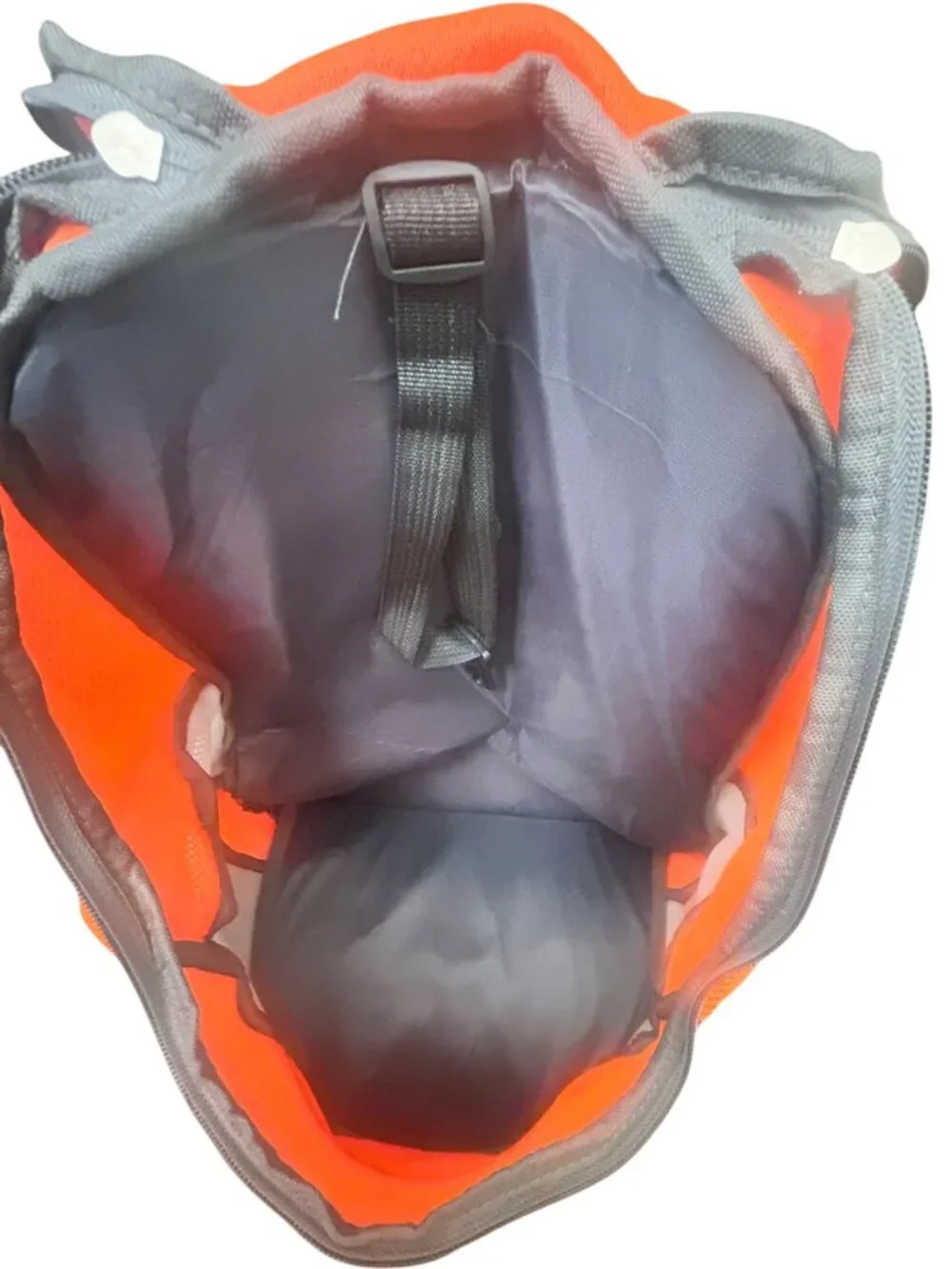 AGPet Pet Carrier Backpack Orange/Gray Mesh Size XL – Brand New With Tags